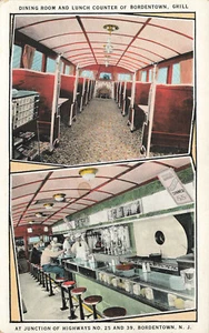 Bordentown NJ Bordentown Grill Diner Duo View, Postcard - Picture 1 of 2