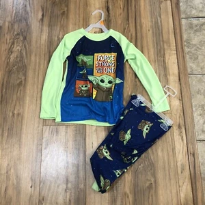 Star Wars Yoda Boys 2pc Pajama Set  Size 6/7 - Picture 1 of 6