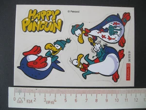 HAPPY PINGUIN lustige Pinguine Aufkleber Sticker STICKERBLATT von BRUNNEN (03) - Bild 1 von 1