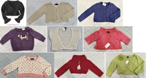 Baby Gap NWT GIRLS SWEATER CARDIGAN 0 3 6 12 18 24 2T 4T ~ U PICK SIZE / THEME - Picture 1 of 16