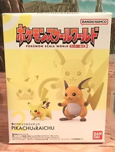 Figuras POKEMON Escala Mundo RAICHU y PIKACHU en CAJA SELLADA BANDAI NINTENDO - Imagen 1 de 2