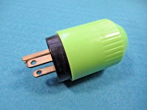 BRYANT 5965BG STRAIGHT BLADE PLUG NEMA 5-15P, 15A, 125V, GREEN - Picture 1 of 1