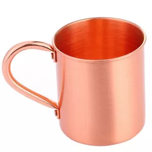 Pure Copper Mug Cup for Moscow Mule Coffee Beer Drinking Cocktail Camp 420ML New - Picture 1 of 6