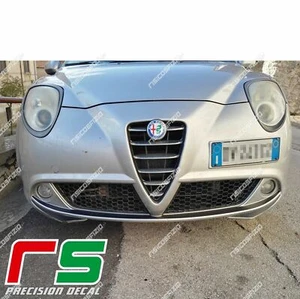 Alfa Romeo Mito ADESIVI Decal paraurti paracolpi baffi sticker tuning carbonlook - Bild 1 von 8