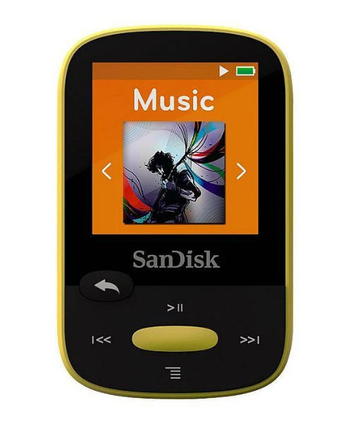 SanDisk Clip Sport Yellow (4 GB) Digital Media Player