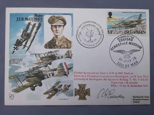 MAJOR J T B CUDDEN VC DSO MC MM FLOWN FIRST DAY COVER SIGNATURES J T B CUDDEN - Picture 1 of 5