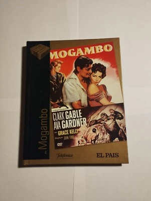 Mogambo Clark  y Ava Revista y DVD N4 El pais Cine de oro SONY Español Ingles - Imagen 1 de 4