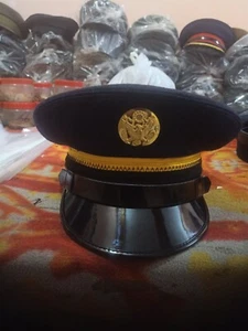 U.S. Army Fur Felt Enlisted Dress Blue Service Cap - Picture 1 of 6