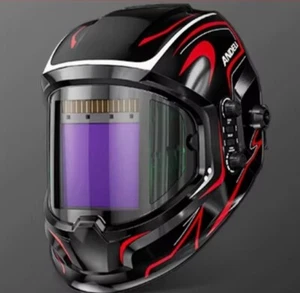 ANDELI Auto Darkening Welding Helmet with Side View Panoramic 180° Large Viewin - Bild 1 von 13