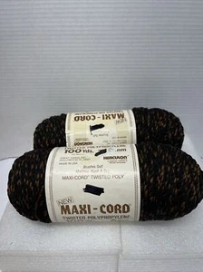 Lote de 2 Maxi-Cord Polipropileno Retorcido 100 Yardas Herculon - Imagen 1 de 5