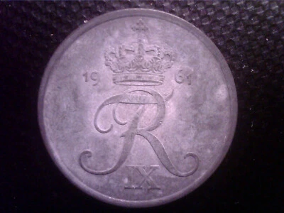 DENMARK  5   ORE  1961  APR26   AUG21F - Image 1 of 2