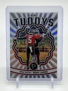 2023 Panini Donruss Optic Best Tuddys Drake London Kyle Pitts Atlanta Falcons - Picture 1 of 2