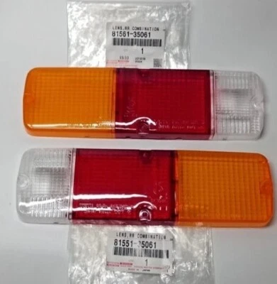 Juego de 2 cubiertas de lente de luz trasera Toyota Land Cruiser 1973-1984 FJ40 BJ40 BJ42 Foto 1 de 2