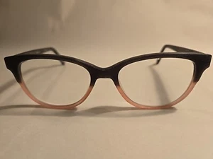 Gafas de diseñador Rickey Smiley RS 202 negras/rosa 53-17-140 bisagras flexibles - Imagen 1 de 7
