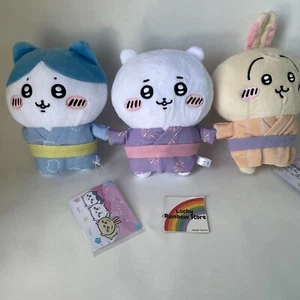 Chiikawa Yukata Stofftier Chiikawa Hachiware Usagi 3 Sets Neu Japan - Bild 1 von 5