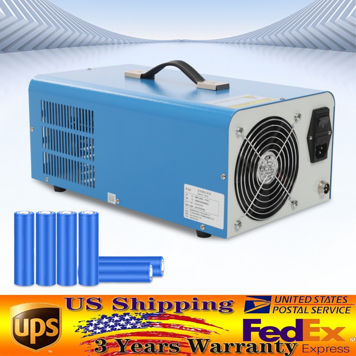 Probador Baterías Litio Ebc-A40l - 5V 40A, Carga/Descarga, Con Software
