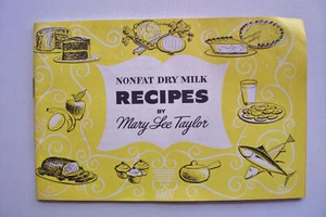 1953 NONFAT DRY MILK RECIPES BY MARY LEE TAYLOR - Picture 1 of 3