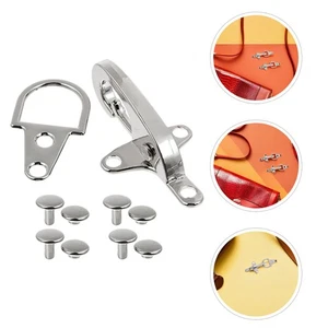 3 Sets Coat down Clothing Buckle Secure Metal Clasps Cardigan Clip Accessories - Picture 1 of 12