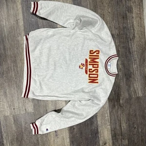Vintage Champion Reverse Weave grau Simpson College University Gr. Large - Bild 1 von 5