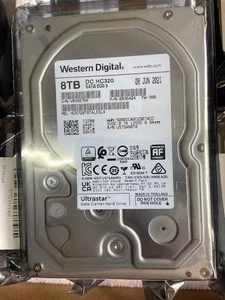 8TB WD Ultrastar DC HC320 8TB 3.5" SATA HDD/Hard Drive 7200rpm - Picture 1 of 3