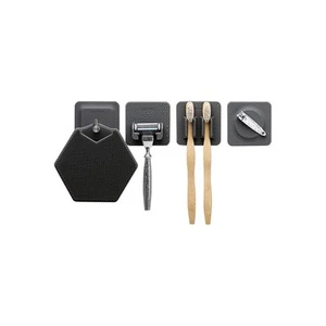 The 4-in-1 Tile Series - Secure Holders, Silicone Toiletry Organizer, Shower ... - Picture 1 of 9