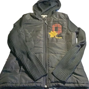 Women's Ohio State Hooded Jacket - Size Medium - Long Sleeve Knit Insulated OSU - Picture 1 of 13