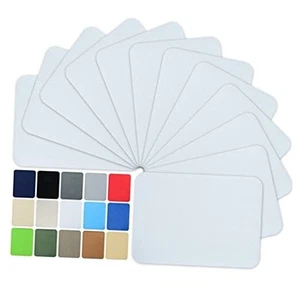 Buite 12Pcs Denim Iron on Patches for Jeans Inside&Outside, Fabric Pants White - Picture 1 of 6