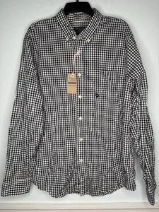 Camisa Abercrombie & Fitch Para Hombres 2XL XXL Abotonada Nueva Con Etiquetas Popelina Elastizada - Imagen 1 de 5