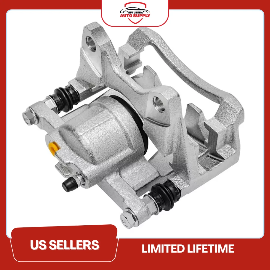 Pinza de freno trasera derecha del lado del pasajero con conjunto de soporte para Jeep Wrangler JK Foto 1 de 2