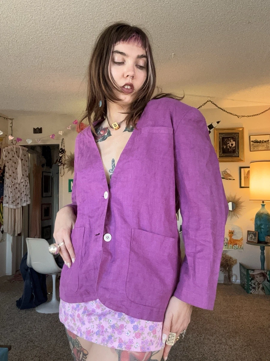 Linen 1980s Vintage Coats, Jackets & Vests for Women for sale | eBay