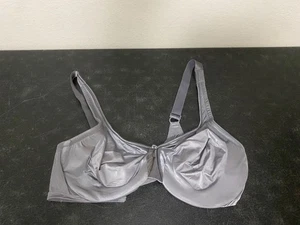 Sujetador Olga 38DD G Cobertura Completa 35002 GRIS Satinado Copa Completa Elevación Suave, ¡EXCELENTE! - Imagen 1 de 3