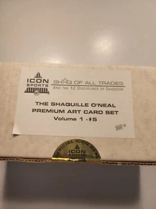 Werkseitig versiegelte Ikone Sport Shaquille O' Neal Shaq of all Trades Premium Kunst Karte - Bild 1 von 3