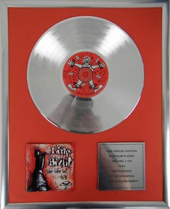 Limp Bizkit three dollar bill gerahmt CD + 12" Vinyl goldene/platin Schallplatte - Picture 1 of 1