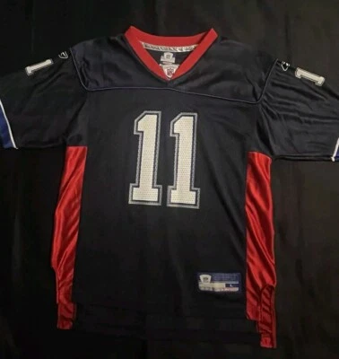 Camiseta de fútbol americano Reebok Drew Bledsoe NFL talla - jóvenes niños L Foto 1 de 4