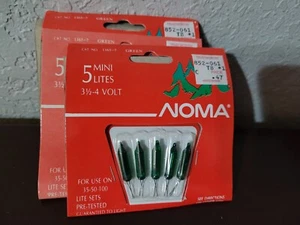 NOMA Weihnachten Ersatzbirnen 3 1/2 - 4 Volt grüne Farbe, 3 Packungen à 5 Birnen - Bild 1 von 2