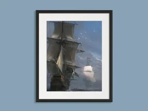Assassin's Creed Black Flag - The Pirate Ship, assassin’s creed print - Picture 1 of 3