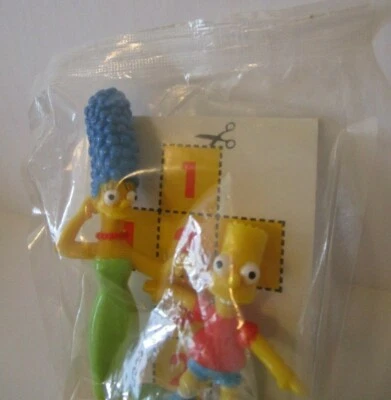 Figuras de colección BART MARGE RAYUELA MCDONALDS juguete coleccionable sellado © '03 FOX 2003 Foto 1 de 4