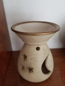 Vtg Galaxy Tealight Candle Holder Moon Stars Wax Oil Warmer Celestial Luminary - Picture 1 of 18