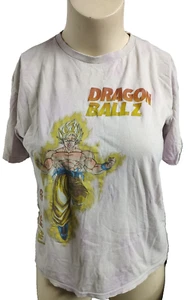 DRAGON BALL Z Graphic Tee T-shirt Lilac Tie Dye size S 34/36 #XO - Picture 1 of 3