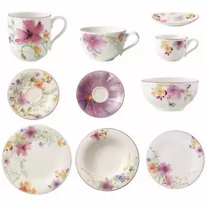 Villeroy & Boch Mariefleur Basic Geschirrset Kaffeeset Blumendesign Porzellan - Bild 1 von 110