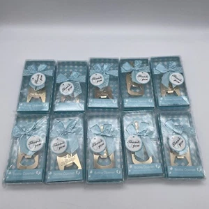 10 Party Favors For A Baby Boy " Baby Shower" ( Brand New Bottle Opener ) - Picture 1 of 6
