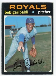 1971 Topps Bob Garibaldi High Number #701 VG Royals - Picture 1 of 1