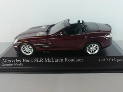 MERCEDES-BENZ SLR McLAREN ROADSTER Minichamps 1/43Usato pari a Nuovo Teca orig. - Immagine 1 di 4