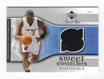 Keyon Dooling 2005 UPPER DECK NBA SWEET SHOT SWATCHES CARD Clippers Heat SP /250 - Image 1 of 2