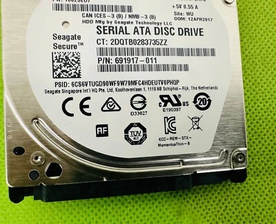 691917-001 - HP 320GB 5400RPM SATA 3Gb/s 16MB Cache - Image 1 of 2