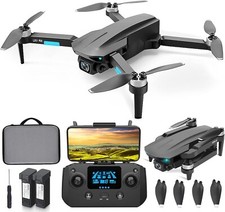 Drone 4K HD GPS doppia fotocamera RC quadcopiatrice pieghevole 5G Wifi fotografia...