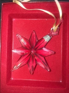 Neu Mikasa Stern von Bethlehem 8 Punkt 3" Kristall Stern Ornament in Box Germany - Bild 1 von 4