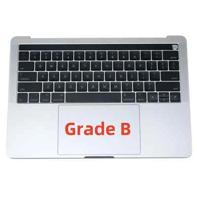 Estuche superior OEM reposamanos + teclado + panel táctil + batería MacBook Pro A1706 plateado Foto 1 de 4