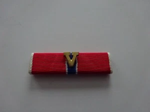 US Bronze Star Medal Ordensspange Ribbon Bar award for heroism Valor "V" - Picture 1 of 1