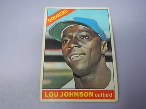 1966 Topps Baseball Lou Johnson Los Angeles Dodgers #13 - Picture 1 of 6